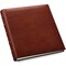 Gallery Leather Premium Ring-Bound Scrapbook, 12.25"x11.75" Leather Cover, 10 Sheets Ivory Inserts, Perfect for Customization